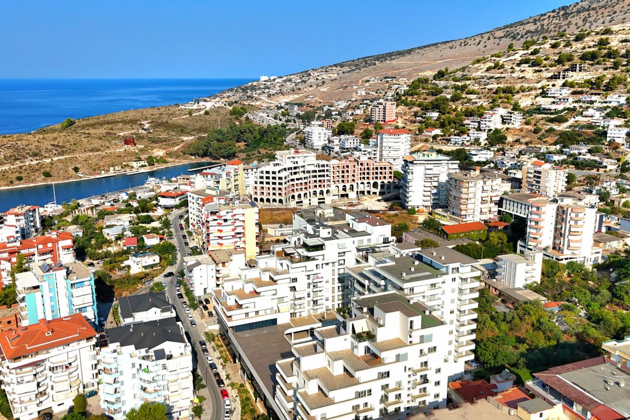 Albania Real Estate For Sale In Saranda In A Residential Complex Under Construction, Close To The Beach